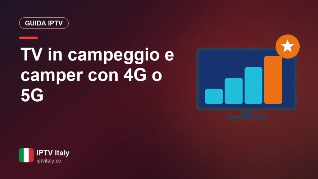 TV in campeggio e camper con 4G o 5G